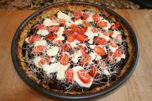 Zucchini Crusted Pizza